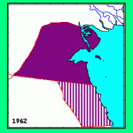 خريطة دولة الكويت ١٩٦٢ State of Kuwait Map 1962