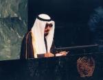 The late Amir Sheikh Jaber Al Ahmed Al Jaber Al Sabah addressed on December 27th, 1990