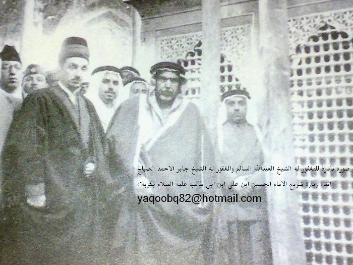 المغفور له الشيخ عبدالله السالم و صاحب السمو الشيخ صباح الاحمد 
