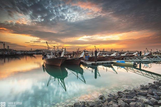 The Old New Fishing Harbour, Kuwait / Courtesy of Sarah Alsayegh