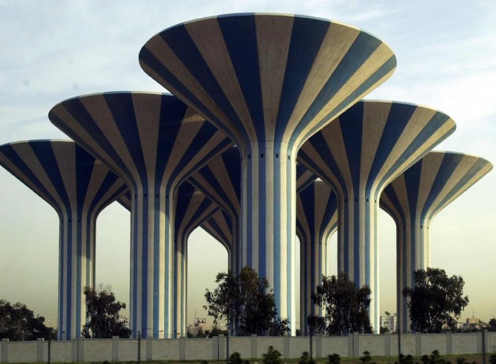 The Kuwait Water Towers in Kuwait City.