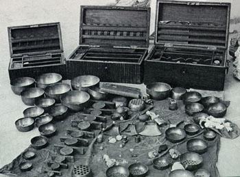 Equipment used for sale of pearls