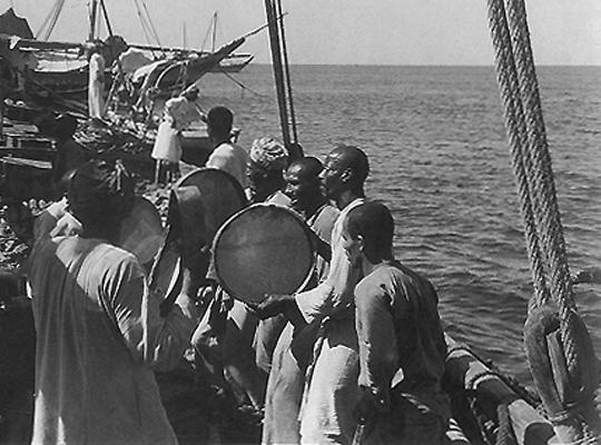 Old band on Dhow